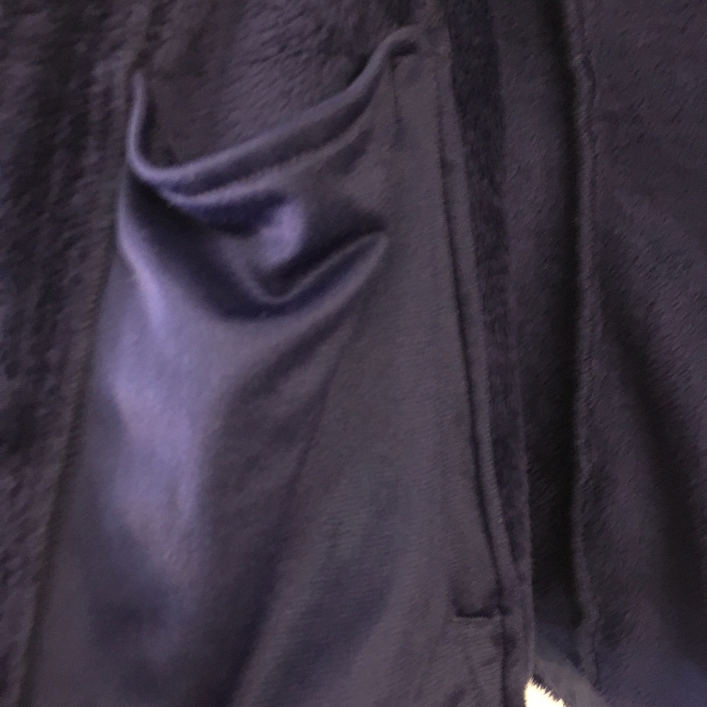 The North Face Fleece Full Zip Sweatshirt Medium Purple Fuzzy Casual Coz… - Picture 7 of 9